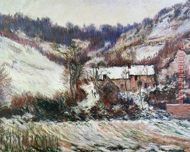 Claude Monet Snow near Falaise